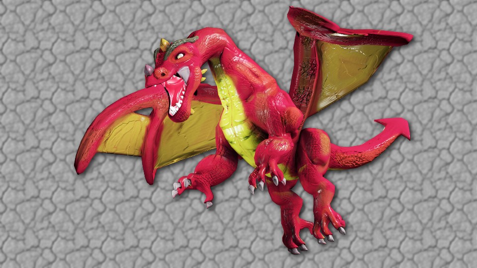 LittleGuyCgi Dragon model and rig preview image 1